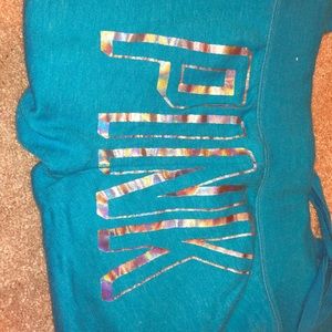 Pink Victoria secret flared sweat pants